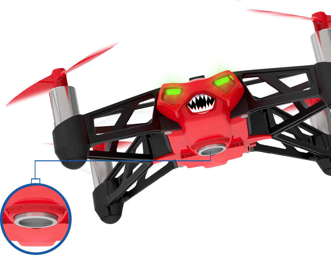 Parrot MiniDrones Rolling Spider Robot Red image3