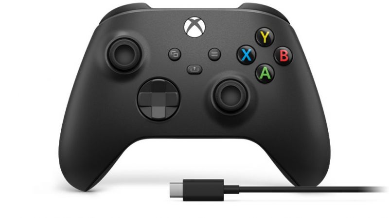 Xbox Series X|S Wireless Controller + USB-C Cable - Black Фотография 0