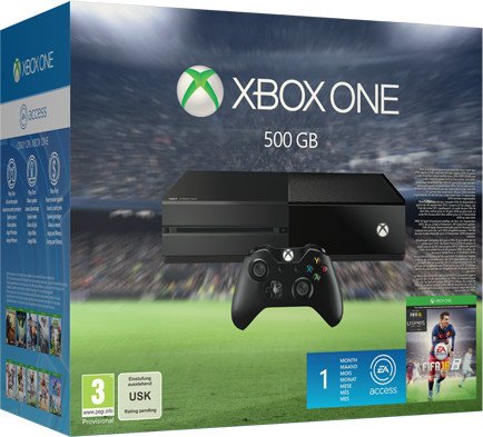 Xbox One 500Gb + FIFA 16 Фотография 0
