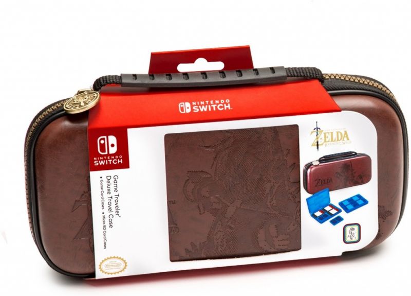 Чехол для Nintendo Switch Deluxe Traveler Case Zelda brown Фотография 0
