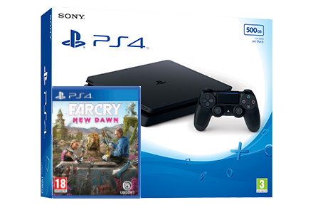 Sony Playstation 4 Slim + игра Far Cry New Dawn (PS4) Фотография 0