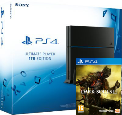 Sony Playstation 4 1TB + игра Dark Souls 3 (PS4) Фотография 0