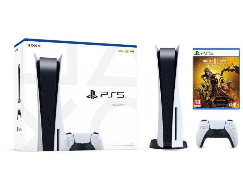 Sony PlayStation 5 SSD 825GB + Mortal Kombat 11 Ultimate (PS5) Фотография 0
