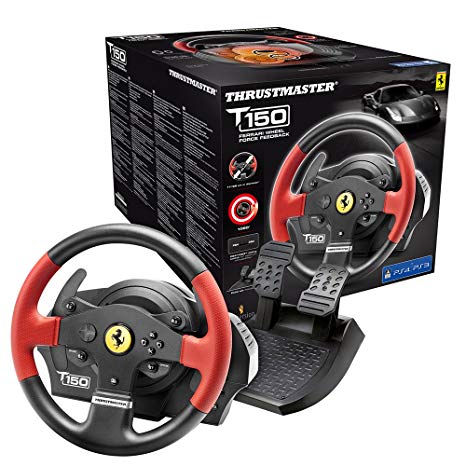Руль Thrustmaster PC/PS3/PS4 T150 Ferrari Wheel with Pedals Фотография 0