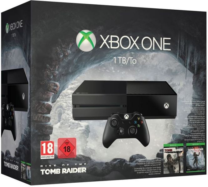 Xbox One 500GB + Rise of the Tomb Raider Фотография 0
