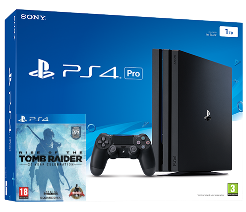 Sony Playstation 4 PRO 1TB + Rise of The Tomb Raider (PS4) Фотография 0