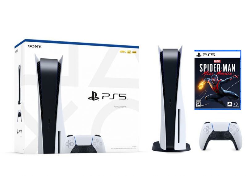 Sony PlayStation 5 SSD 825GB + Marvel's Spider-Man: Miles Morales (PS5) Фотография 0