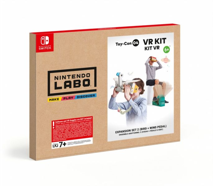 Nintendo Labo VR Kit expansion set 2 bird + wind pedal (Nintendo Switch) Фотография 0