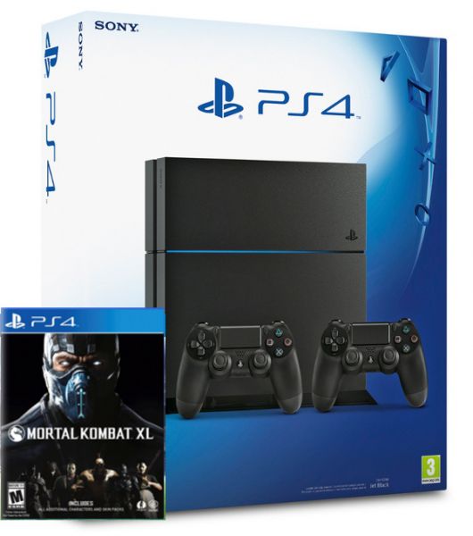 Sony Playstation 4 1TB с двумя джойстиками + игра Mortal Kombat XL Фотография 0