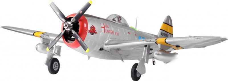 Модель самолета FMS Mini Republic P-47 Thunderbolt Hunter XVI c 3-х осевым гироскопом Фотография 0