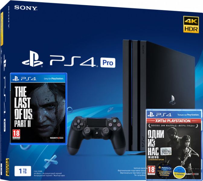 Sony PlayStation 4 Pro 1TB + The Last of Us + The Last of Us Part II Фотография 0