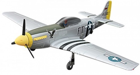 Модель самолета Dynam P-51D Mustang Brushless RTF Фотография 0