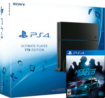 Sony PlayStation 4 1TB + игра Need for Speed Фотография 0