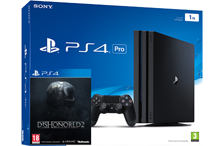 Sony Playstation 4 PRO 1TB + игра Dishonored 2 (PS4) Фотография 0