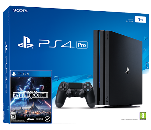 Sony Playstation 4 PRO 1TB + игра Star Wars: Battlefront II (PS4) Фотография 0