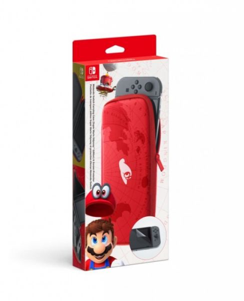 Чехол для Nintendo Switch Super Mario Odyssey Edition + защитная пленка на экран Фотография 0
