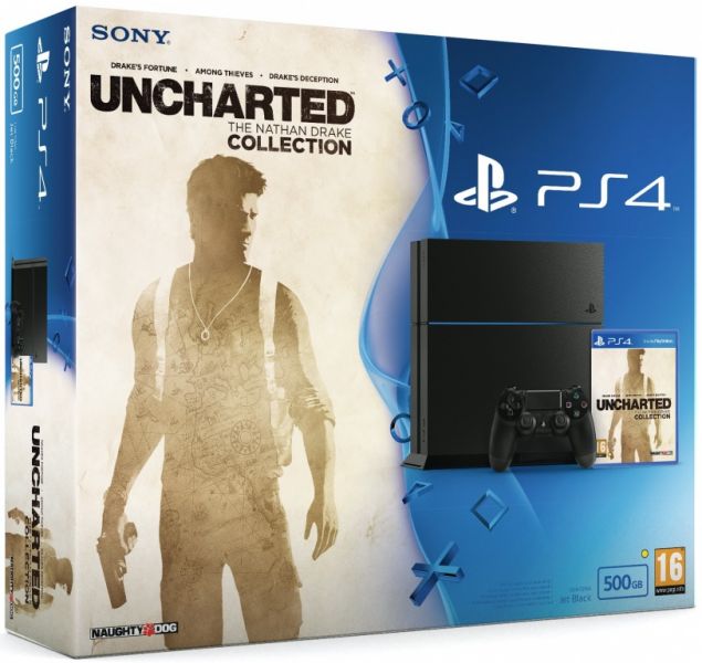 Sony PlayStation 4 + игра Uncharted Nathan Drake Collection Фотография 0