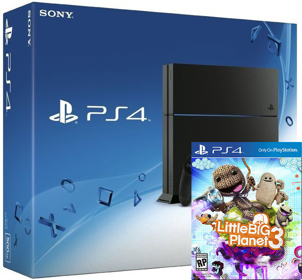 Sony PlayStation 4 + игра LittleBigPlanet 3 Фотография 0