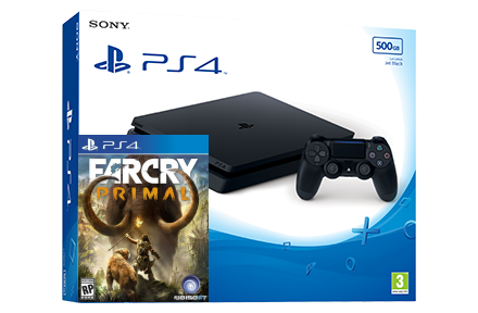 Sony Playstation 4 Slim + игра Far Cry Primal (PS4) Фотография 0