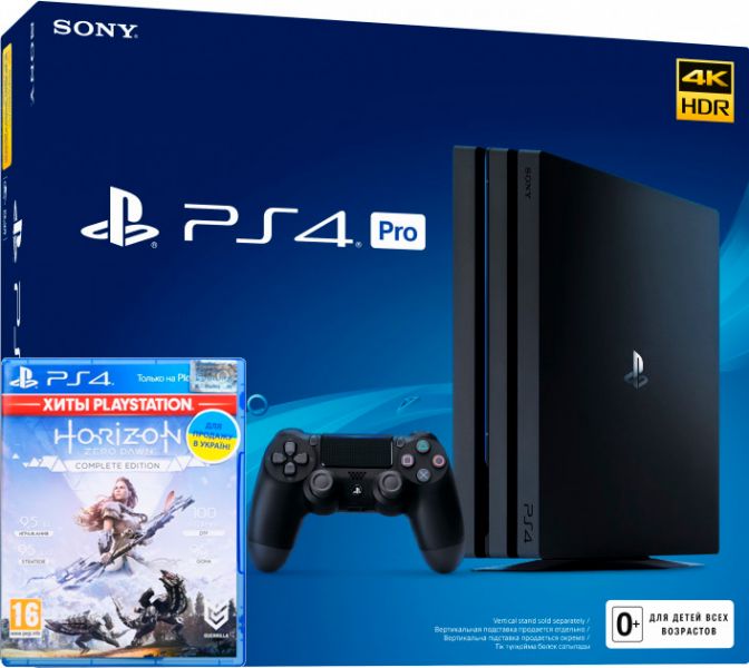 Sony PlayStation 4 Pro 1TB + Horizon Zero Dawn Complete Edition (PS4)  Фотография 0