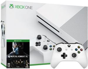 Xbox One S 500GB с двумя джойстиками + игра Mortal Kombat XL Thumbnail 0