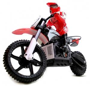 Мотоцикл 1:4 Himoto Burstout MX400 Brushed (красный) Thumbnail 1