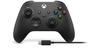Xbox Series X|S Wireless Controller + USB-C Cable - Black Thumbnail 0