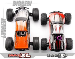 Автомобиль HPI Savage XL 5.9 Gigante 1:8 монстр-трак 4WD нитро 2.4GHz оранжевый RTR Thumbnail 4