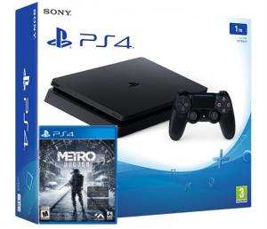 Sony Playstation 4 Slim 1TB + Metro Exodus (PS4) Thumbnail 0