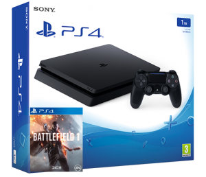Sony Playstation 4 Slim 1TB + игра Battlefield 1 (PS4) Thumbnail 0