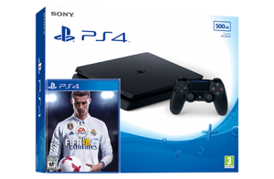 Sony Playstation 4 Slim + игра FIFA 18 (PS4) Thumbnail 0