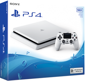 Sony Playstation 4 Slim Glacier White (ГАРАНТИЯ 18 МЕСЯЦЕВ) Thumbnail 0