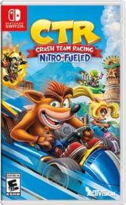 Nintendo Switch Neon Blue / Red HAC-001(-01) + Crash Team Racing Nitro-Fueled (Nintendo Switch) Thumbnail 4
