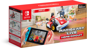 Nintendo Switch Neon Blue / Red HAC-001(-01) + Mario Kart Live: Home Circuit - Mario Set (Nintendo Switch) Thumbnail 4