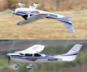 Модель самолета FMS Cessna 182-AT Blue New Version Thumbnail 2
