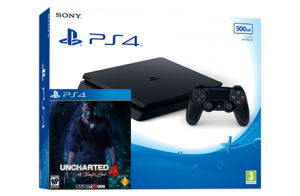 Sony Playstation 4 Slim + игра Uncharted 4: Путь Вора Thumbnail 0