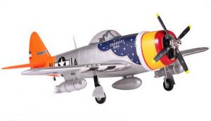 Модель самолета FMS Republic P-47 Thunderbolt Silver Thumbnail 3