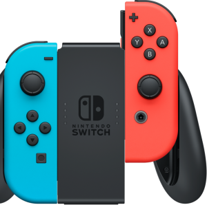 Nintendo Switch Neon Blue / Red HAC-001(-01) + Splatoon 2 (Nintendo Switch) Thumbnail 3