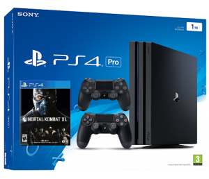 Sony Playstation 4 PRO 1TB с двумя джойстиками + Mortal Kombat XL (PS4) Thumbnail 0