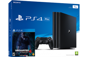 Sony Playstation 4 PRO 1TB + игра Uncharted 4: Путь Вора Thumbnail 0