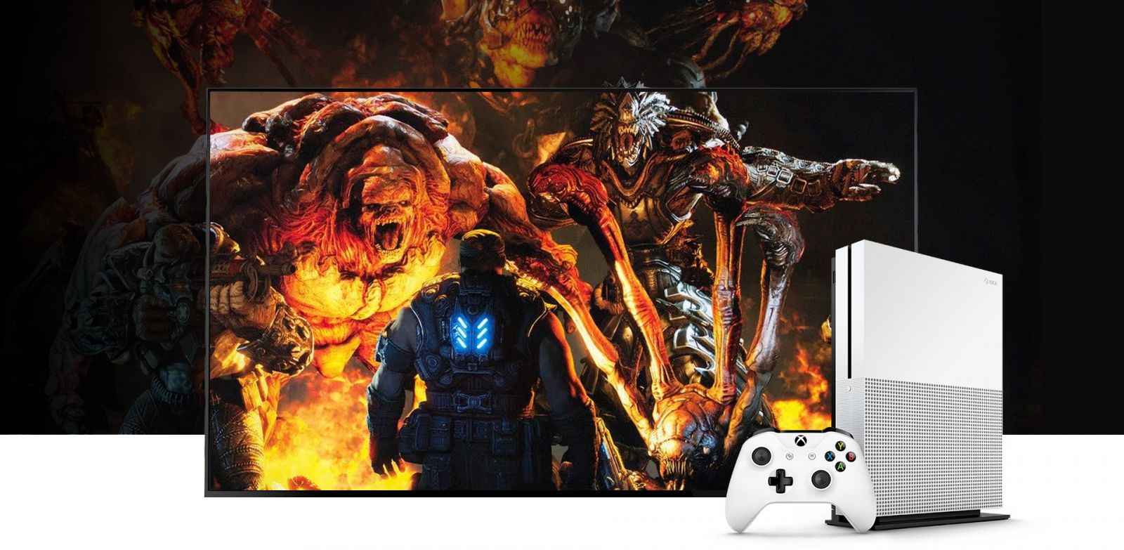 Xbox One S 1TB с двумя джойстиками + игра Mortal Kombat XL image4