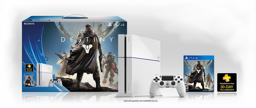 Sony PlayStation 4 White + игра Destiny image1