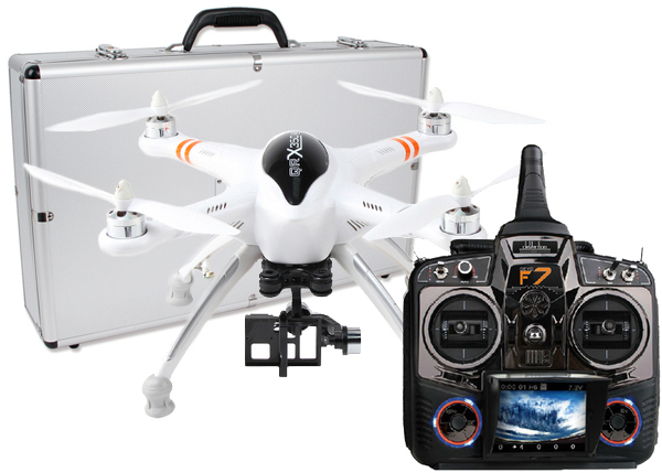Квадрокоптер Walkera QRX350 Pro с FPV, пультом DEVOF7 и подвесом G-2D в кейсе