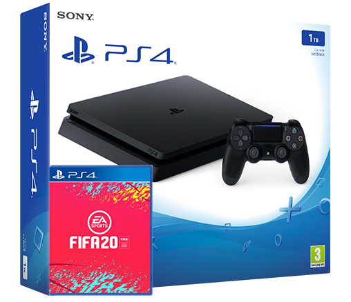 Sony Playstation 4 Slim 1TB + гра FIFA 20 (PS4)