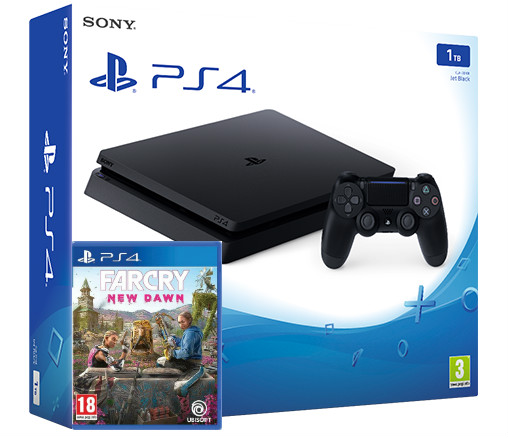 Sony Playstation 4 Slim 1TB + Far Cry New Dawn (PS4)