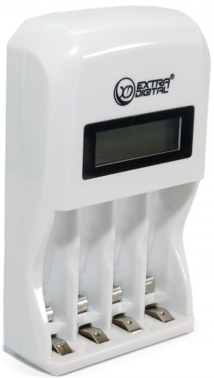Зарядне пристрій AA/AAA ExtraDigital BC180 +4AA 2800 mAh