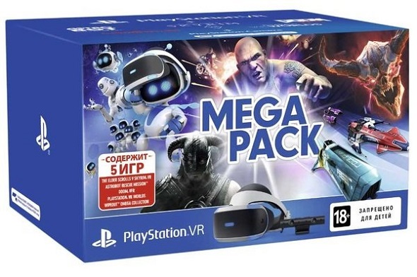 PlayStation VR Mega Pack (PS Camera + 5 игр)