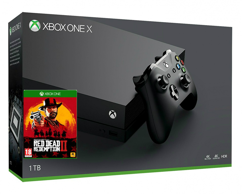 Xbox One X 1TB + гра Red Dead Redemption 2 (Xbox one)