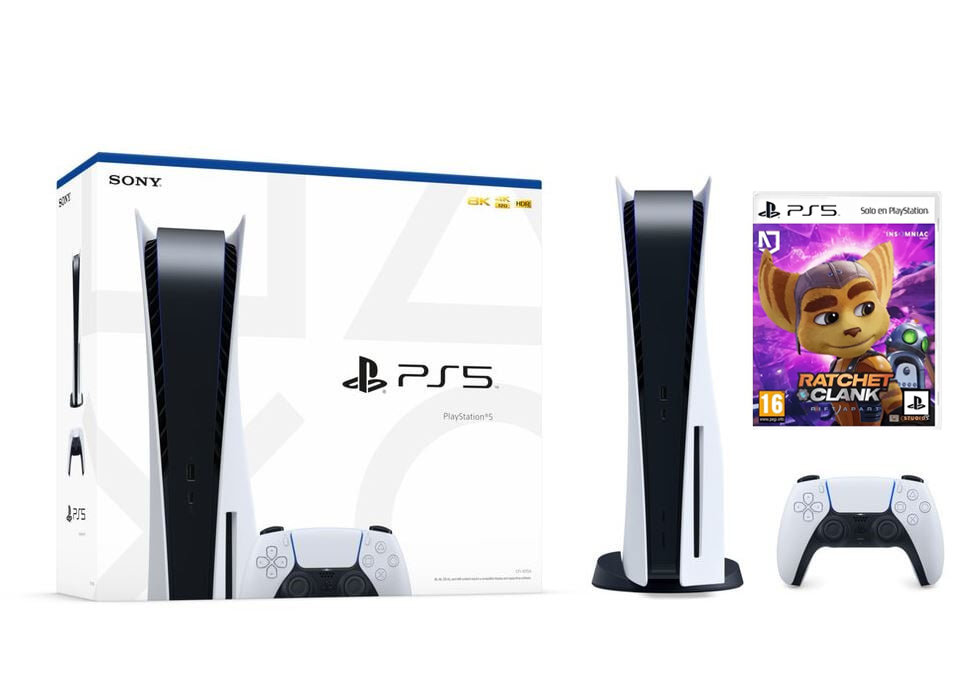 Sony PlayStation 5 SSD 825GB + Ratchet & Clank: Rift Apart (PS5)