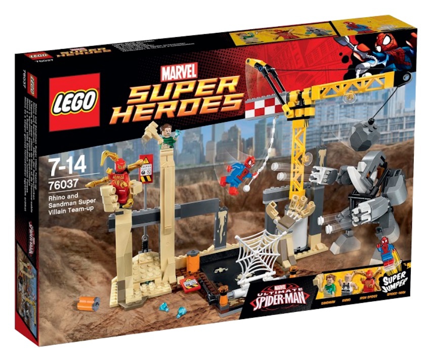 LEGO Super Heroes Носоріг і Піщана людина проти Супергероїв (76037)